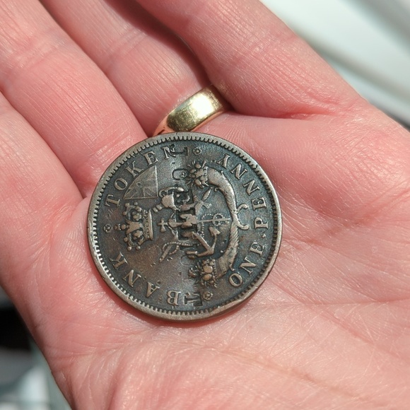 1857 Penny - Picture 1 of 3